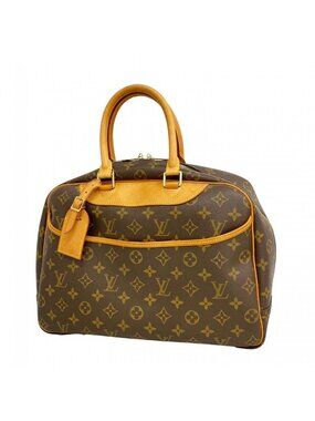 Louis Vuitton Handbag Monogram Deauville Brown